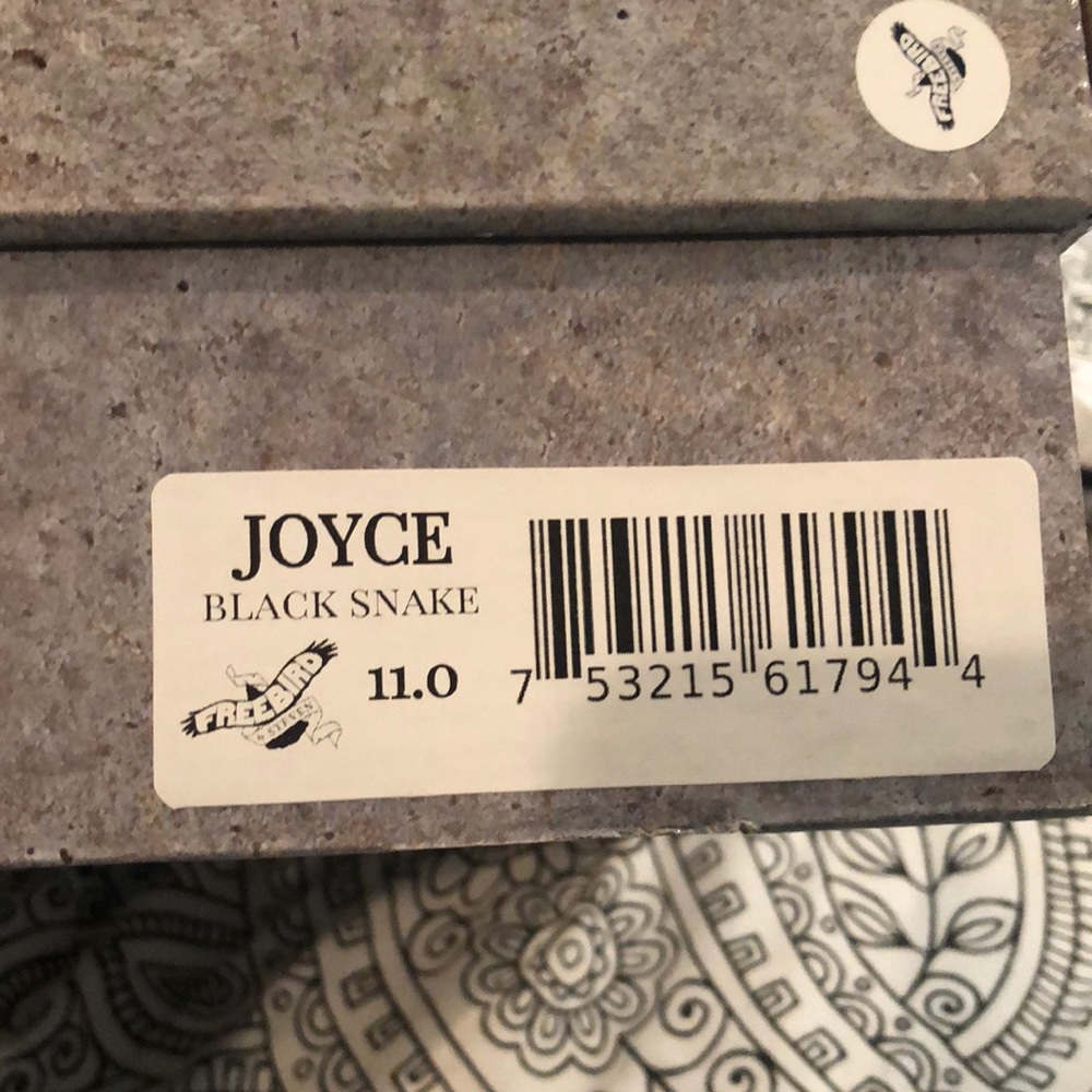 Freebird by Steven size 11 Joyce in Black Snake